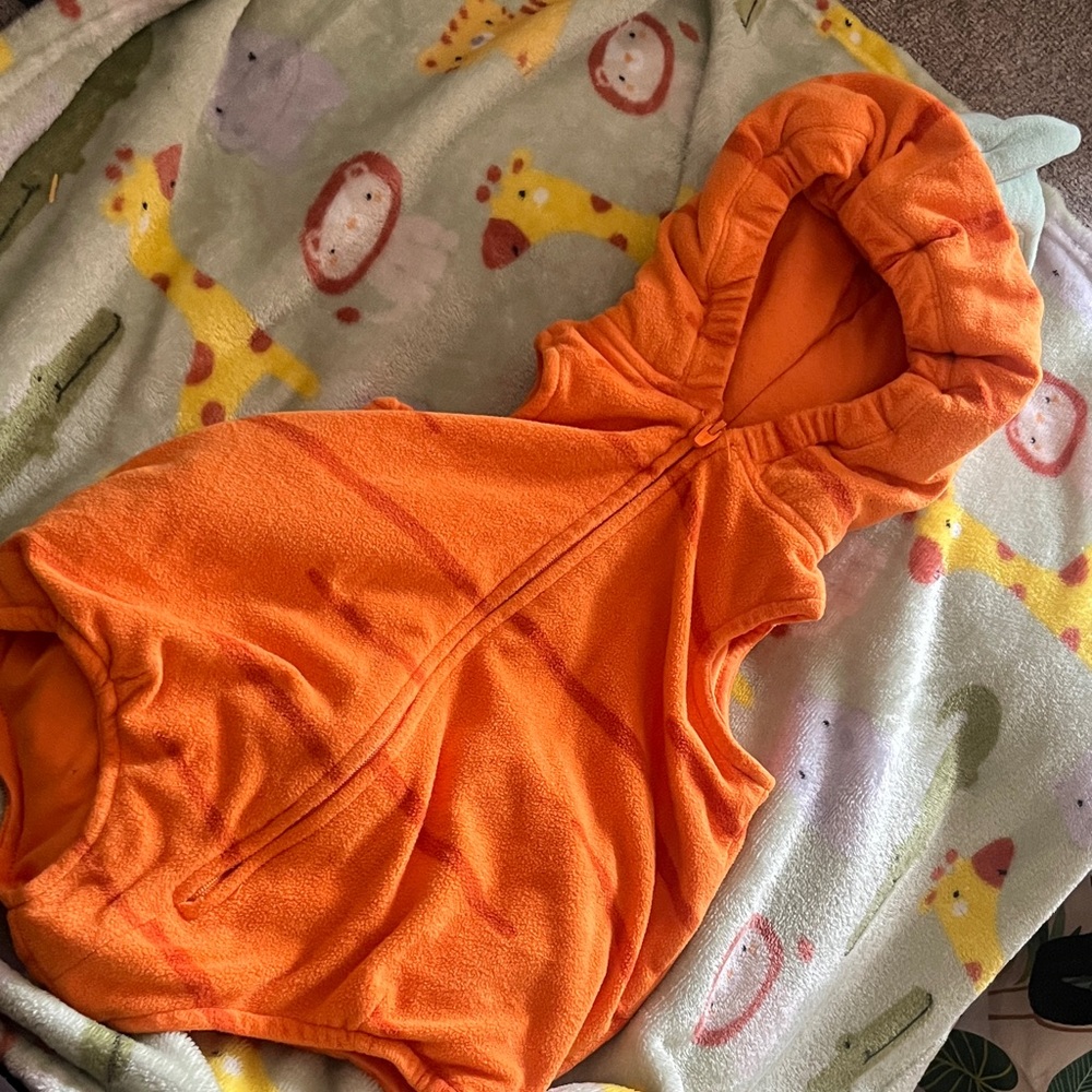 Carter's Cozy Orange Baby carrot costume